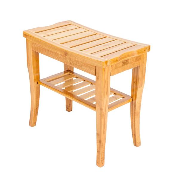 Outopee Natural Bamboo Kids Stool Chair Armless Sigle