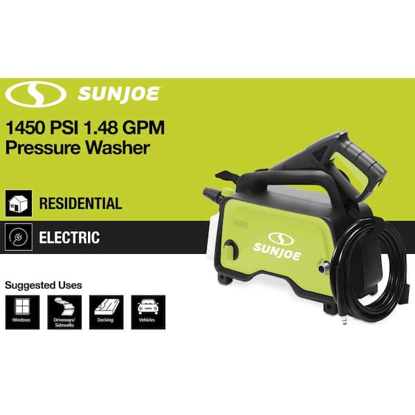 Sun Joe 1450 PSI 1.45 GPM Electric Hand 
