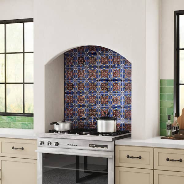 Provincial Deco Prado 6 in. x 6 in. Porcelain Wall Tile (0.25 sq. ft. /Each)