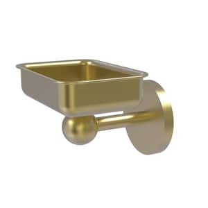 Skyline Collection Wall Mounted Soap Dish in Satin Brass