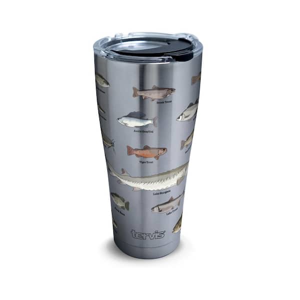 Tervis Here Fishy 30 oz. Stainless Steel Tumbler with Lid
