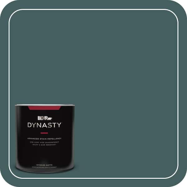 BEHR DYNASTY 1 qt. #BXC-15 Green Mallard Matte Interior Stain-Blocking Paint and Primer