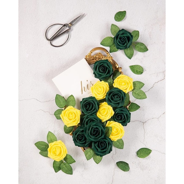 1/3/5/10pcs Bouquet di Rose rosse rosa artificiale Bouquet di Rose eterne Rose di fiori finti composizione floreale Rose decorazioni per la casa di nozze  15