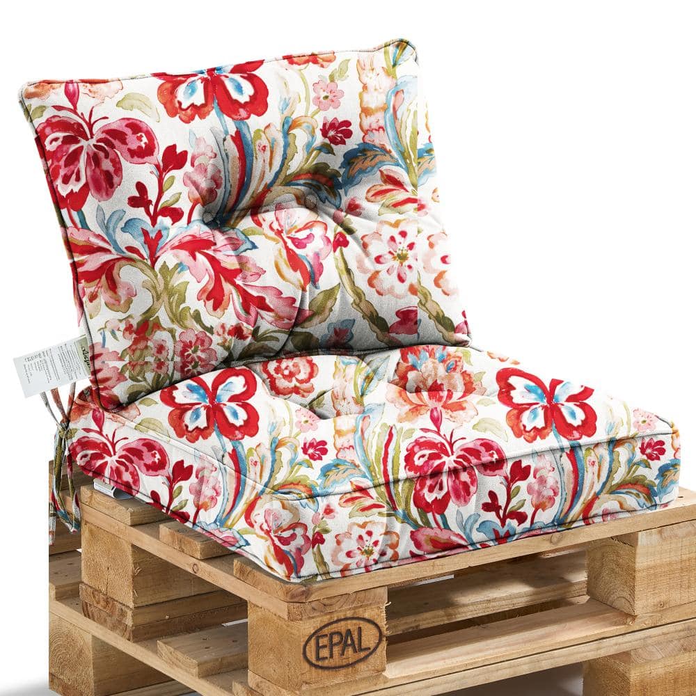 "Outdoor Chair Cushions Set Seat28""x28""x4""&Back16""x28""x5""for Patio,Floral" price history on PriceWatchPro