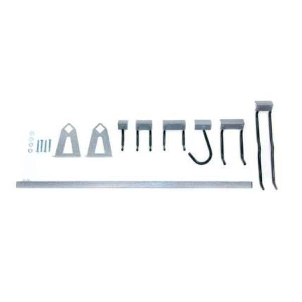Small Steel Yard Tool Rack with Mounting Hardware
