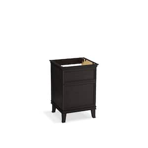 Artifacts 24 in. x 21.89 in. D x 34.49 in. H Bath Vanity Cabinet without Top in Carbon Oak