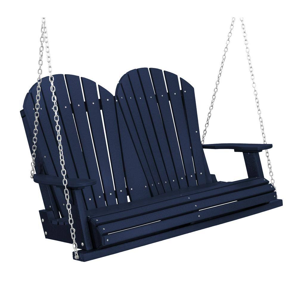 Patriot Blue 2-Person Recycled Plastic Porch Swing