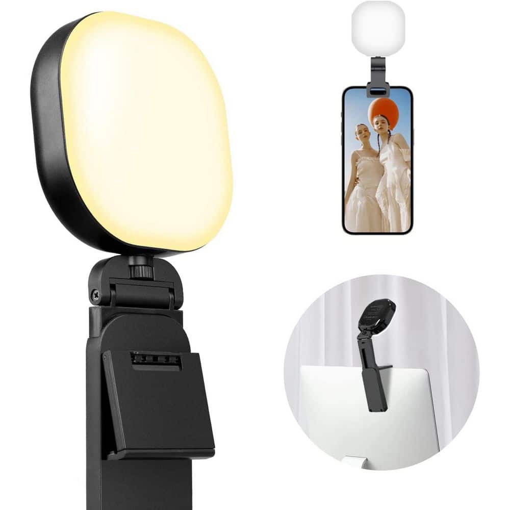 Selfie Light, 60-LED Clip-On, 3 Modes, Rechargeable, for Phone, iPad, Laptop-Perfect for Streaming, Vlogs and Zoom Calls price history on PriceWatchPro