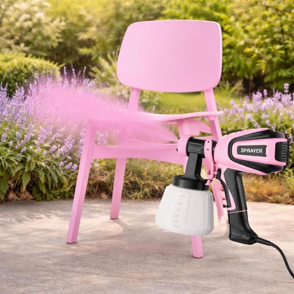 700-Watt HVLP Electric Paint Sprayer 1200 ml Adjustable Flow Spray