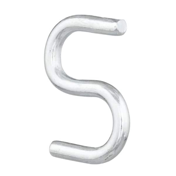 Everbilt 1 in. Zinc-Plated S-Hook (100-Piece per Pack) 803312