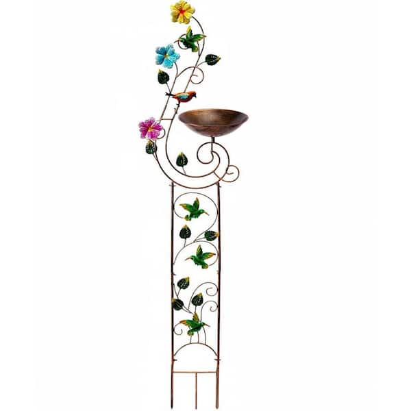 Brown Vintage Decorative Bird Baths