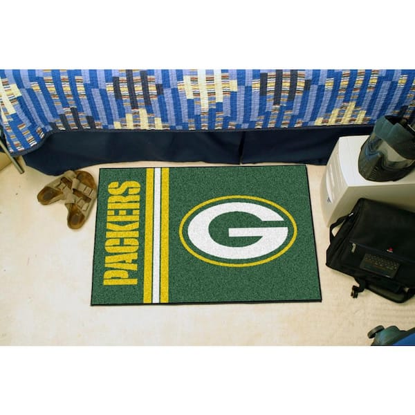 Officially Licensed Green Bay Packers Uniform Rug - 19 x 30