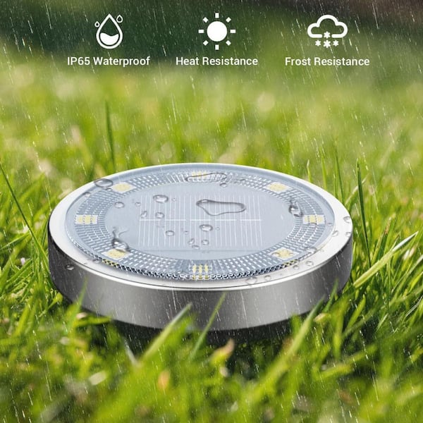 Solar Ground Lights Garden Stake, Cool White 16-Pack L0D5CYC4P8