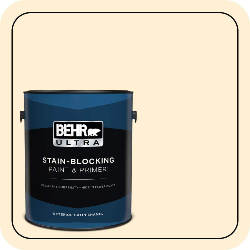 1 gal. #YL-W03 Honied White Satin Enamel Exterior Paint & Primer price history on PriceWatchPro