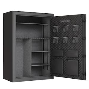 42 + 6-Gun Fireproof Gun Safe with Electronic Lock, Rich Gray Hammertone Finish