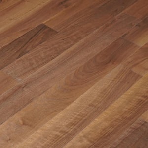 Take Home Sample - Muenchen Walnut 1/2 in. T x 5 in. W Smooth Texture Engineered Hardwood Flooring