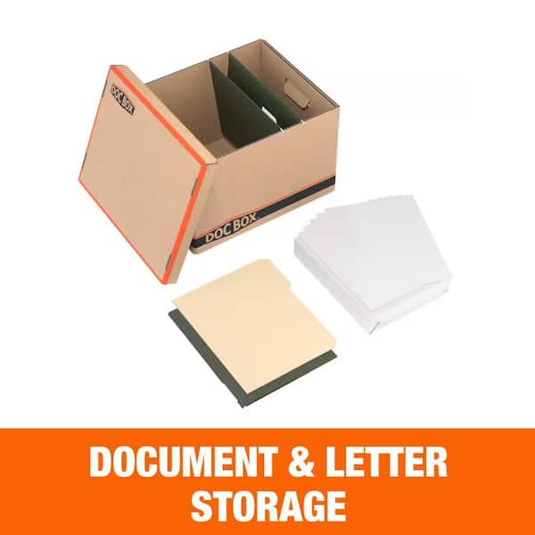 15 in. L x 12 in. W x 10 in. D Document Moving Box (12-Pack)