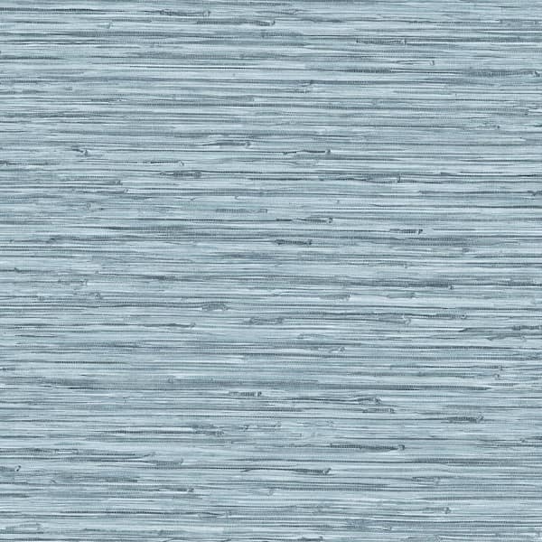 SURFACE STYLE Tiki Texture Faux Grasscloth Moonstone Vinyl Peel and Stick Wallpaper Roll ( Covers 30.75 sq. ft. )