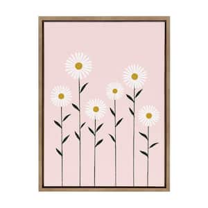 Sylvie "Daisies" by Duchess Plum (Aislinn Simmonds) Framed Canvas Wall Art 24 in. x 18 in.