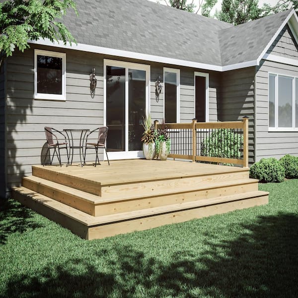 WeatherShield - 5/4 in. x 6 in. x 16 ft. Standard Ground Contact Pressure-Treated Southern Yellow Pine Decking Board