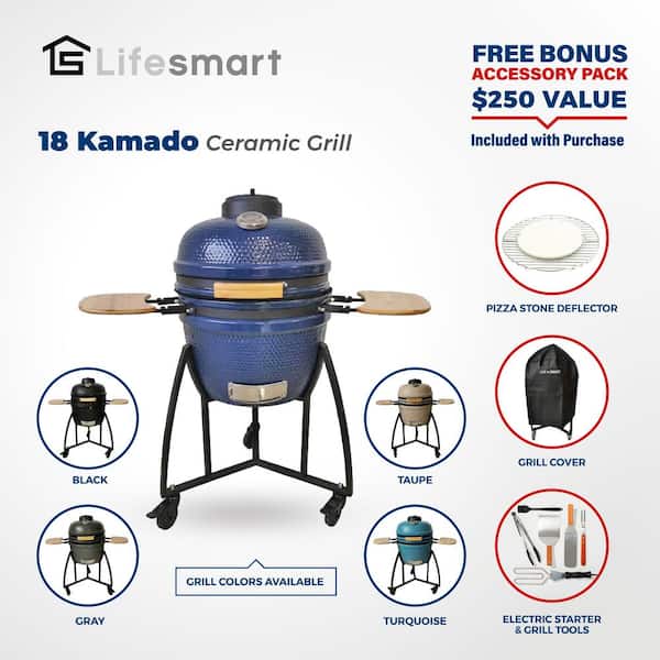Lifesmart 15 Kamado Ceramic Grill