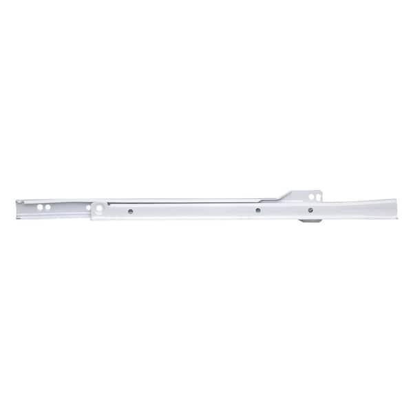 HICKORY HARDWARE 24 in. White Bottom Mount 3/4 Extension Drawer Slide (5-Pairs)