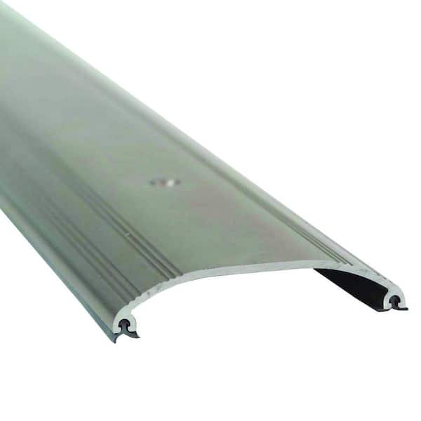 Low Dome Top 3-1/2 in. x 76-1/2 in. Satin Nickel Aluminum Threshold