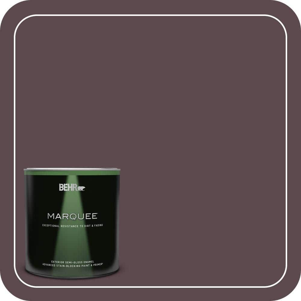 1 qt. #100F-7 Deep Aubergine Semi-Gloss Enamel Exterior Paint & Primer price history on PriceWatchPro