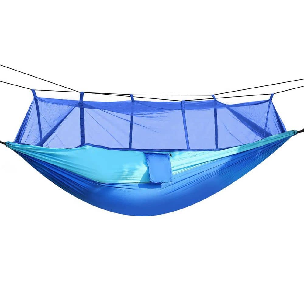 8.5 ft. 2-Person Portable Fabric Hammock, 600 lbs. Max Load Nylon Hanging B