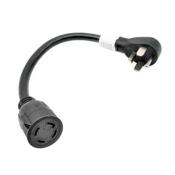 Parkworld 1 5 Ft 10 4 4 Wire 30 Amp 125 250 Volt 4 Prong Dryer 14 30p Plug To L14 30r Receptacle Adapter Cord 14 30p To L14 30r