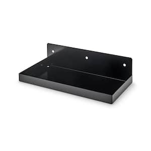 12 in. W x 6 in. D Epoxy Coated Steel Shelf for DuraBoard in Black