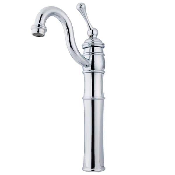 Kingston Brass Victorian Single Handle Vessel Sink Faucet in Polished Chrome