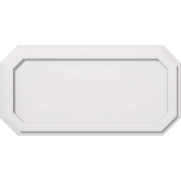 Ekena Millwork 1 in. P X 28 in. W X 14 in. H Emerald Architectural Grade PVC Contemporary Ceiling Medallion