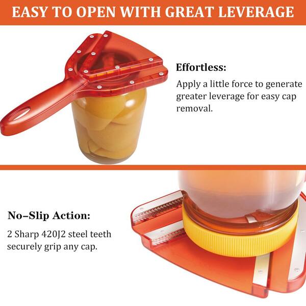 Wudkey Handheld Jar Opener with Weak Hand and Seniors Arthritis
