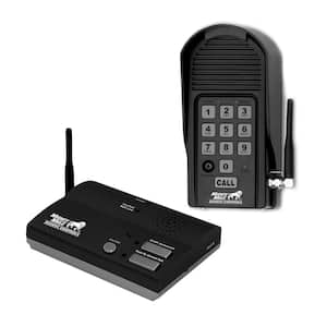 Wireless Intercom Keypad and Base Station Kit for Gate Openers