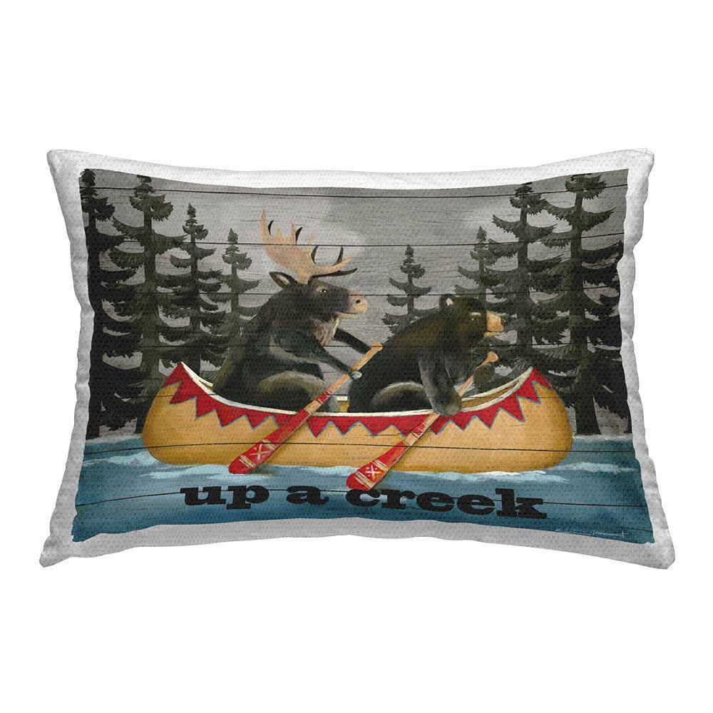 Up A Creek Animals Multi-Color Rectangular Outdoor Throw Pillow price history on PriceWatchPro