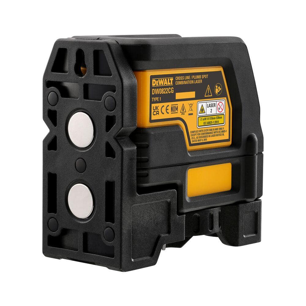 DEWALT 100 ft. Cross Line and Spot Green Laser Level