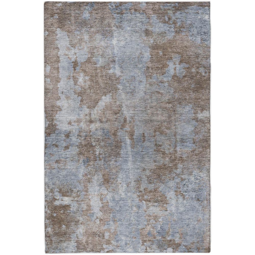 Dream Shag Premium Machine Washable Abstract ADS573 Brown 5 ft. x 7 ft. 6 in. Area Rug price history on PriceWatchPro