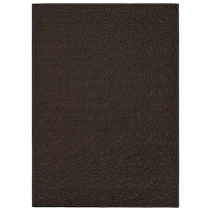 Ivy Chocolate 6 ft. x 9 ft. Area Rug