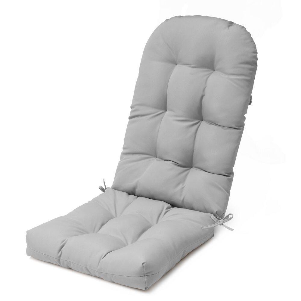 51 in. x 20 in. 1-Piece Outdoor Patio Adirondack Chair Seat Pillow Cushion in Light Gray price history on PriceWatchPro
