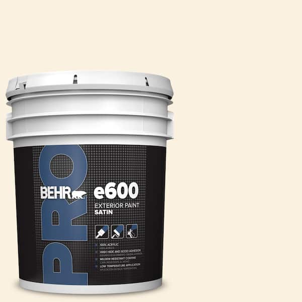 5 gal. #M230-1 Sweet Coconut Milk Satin Exterior Paint
