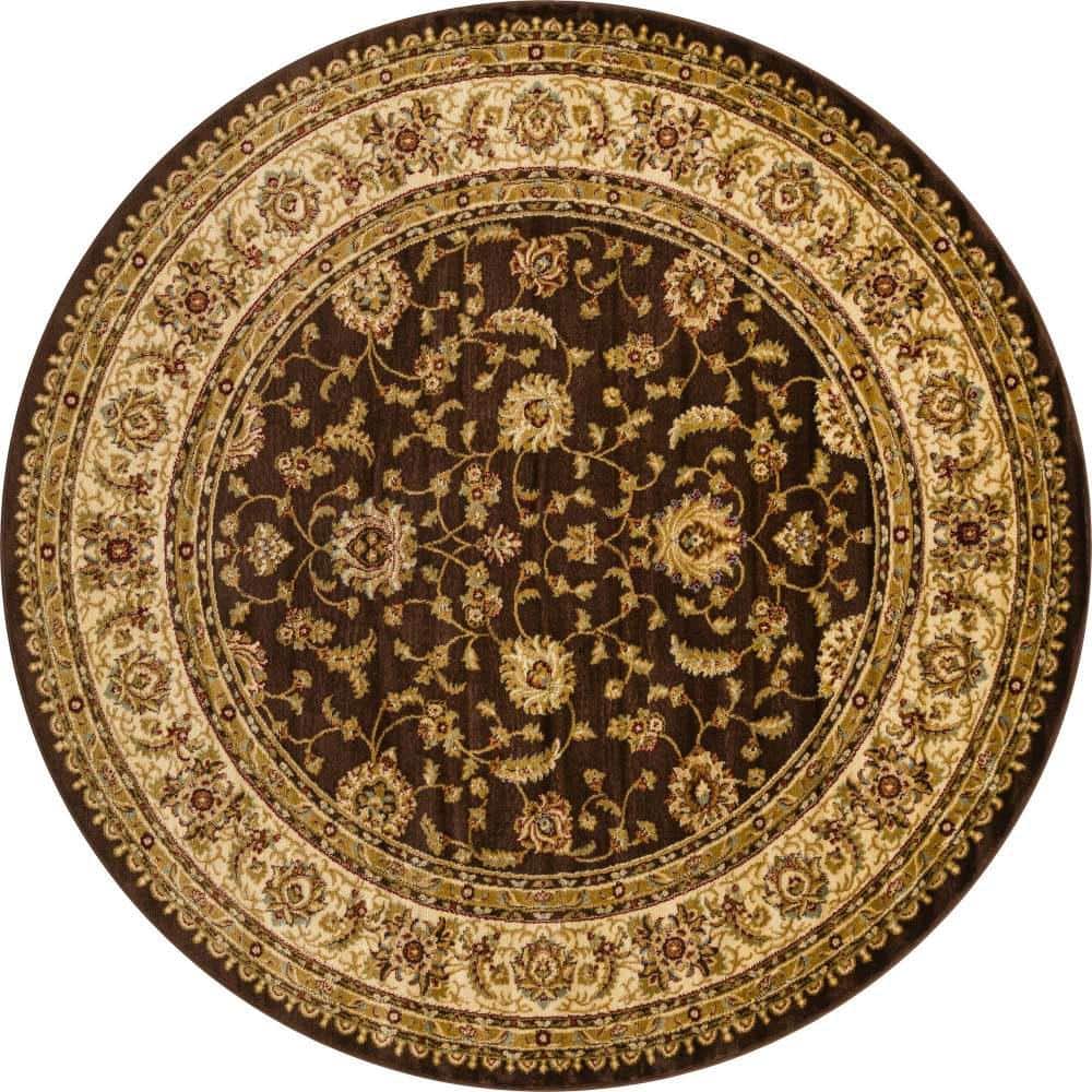 Voyage St. Louis Brown 8' 0 x 8' 0 Round Rug price history on PriceWatchPro