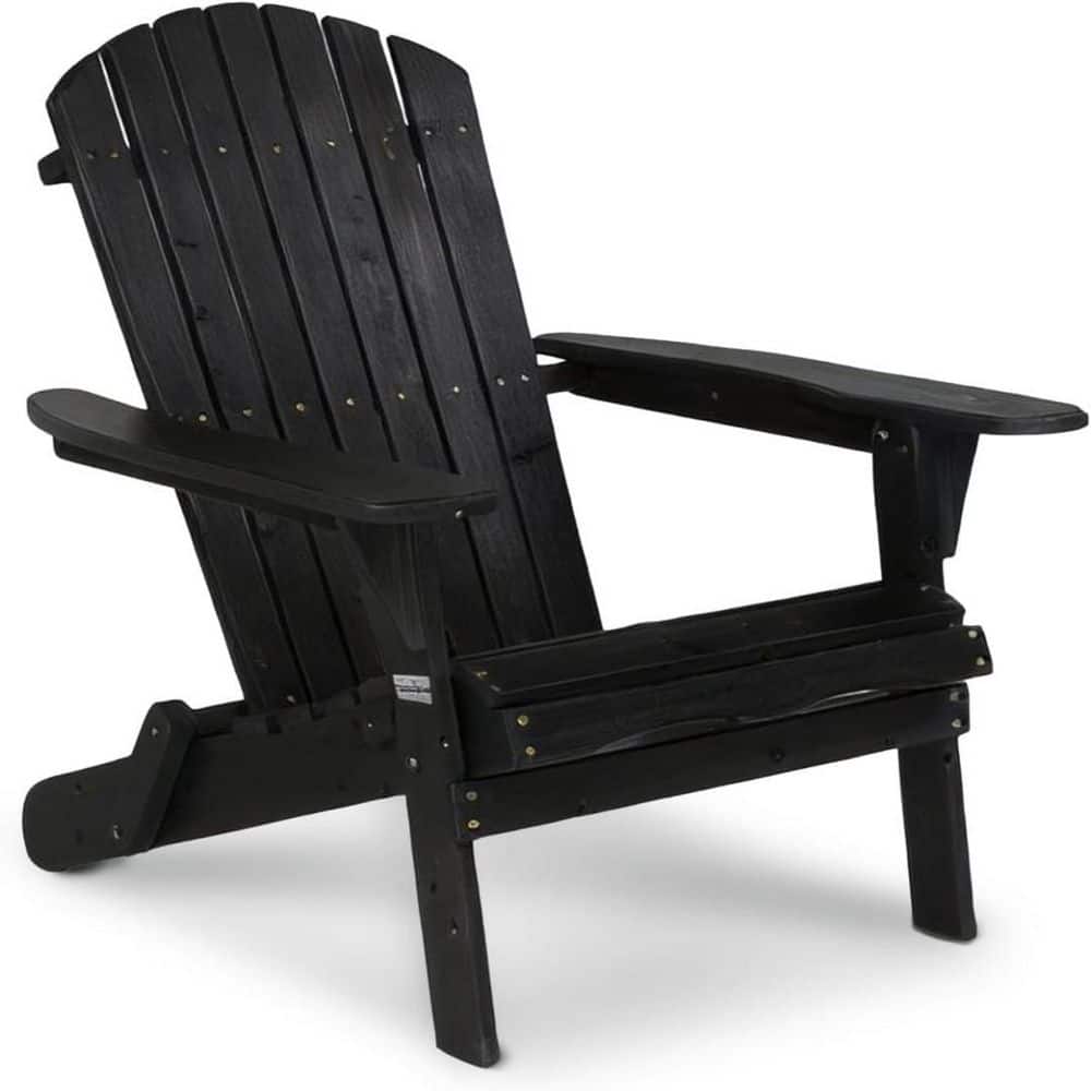 Black Folding Wood Adirondack Chair 1PC price history on PriceWatchPro