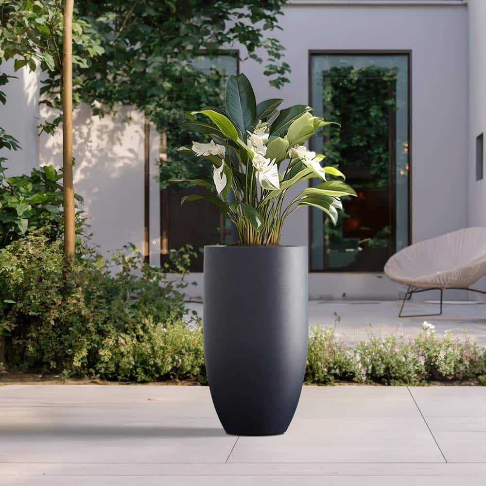 割引価格 13.5 Lightweight Sapcrete in. Extra Gray Granite in. 24.5 x 鉢・プランター