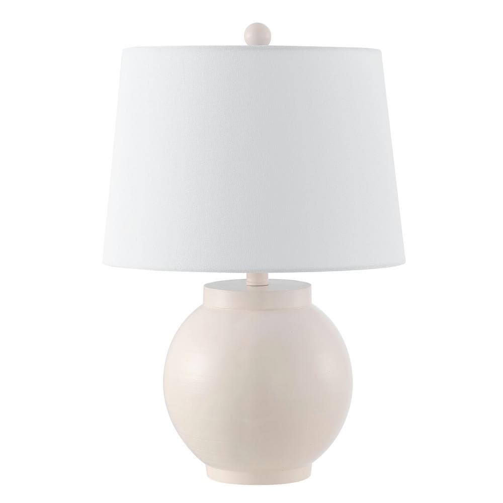 SAFAVIEH Lemeni 22 in. Cream Table Lamp TBL4425A - The Home Depot