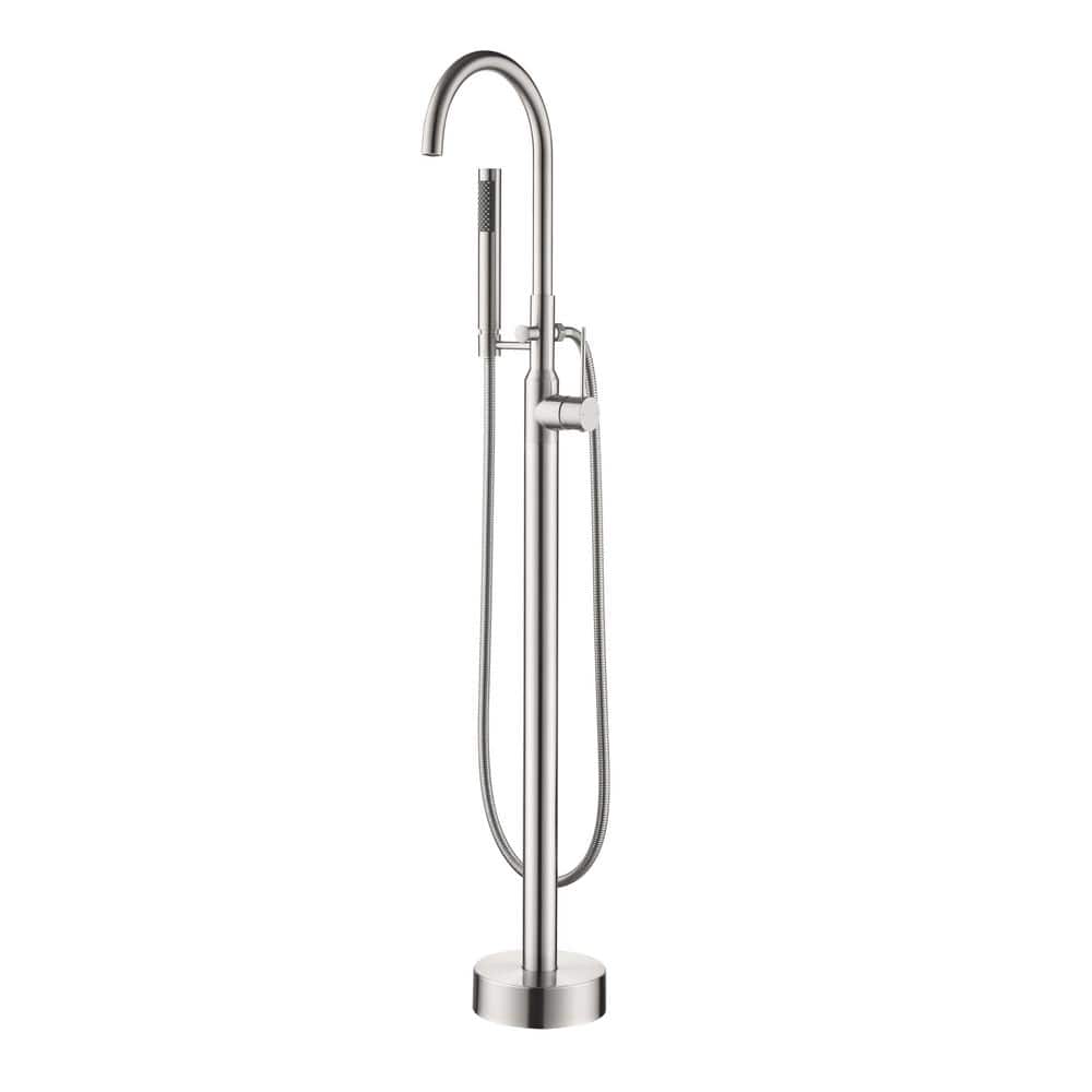 2-Handle Claw Foot Freestanding Tub Faucet, 2.5 GPM Freestanding Shower Fau
