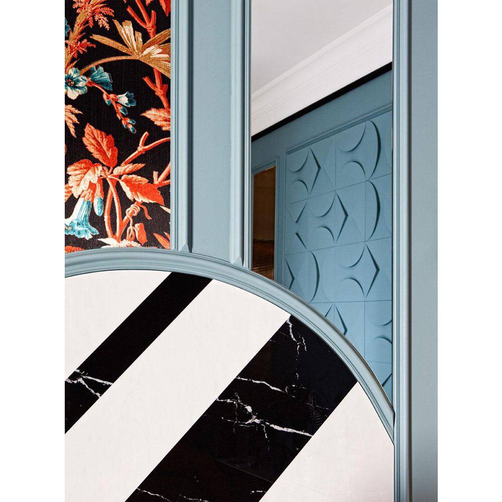 Primed White Polyurethane Crown Panel Moulding Set