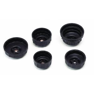 Oil Filter End Cap Wrench Set in Case (5-Piece)