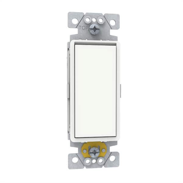 Square D X Series 20 Amp Single Pole/ 3-Way Rocker Switch Back