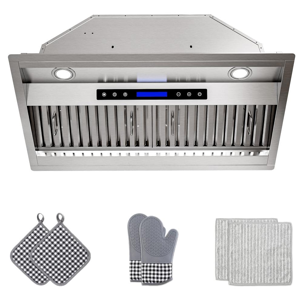 30 in. 300 CFM Convertible Insert Range Hood with Remote, Touch Control LCD, Long-Term Warranty in Stainless Steel price history on PriceWatchPro